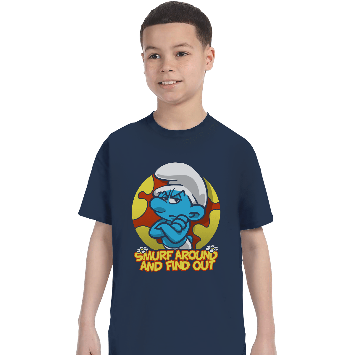 Youth Smurfing Around Smurfs Shirt