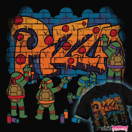 Last_Chance_Shirts Pizza Turtle Graffiti Pizza Turtle Graffiti