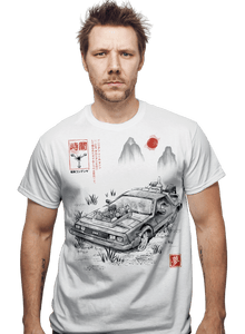 Daily_Deal_Shirts Delorean Sumi-E Delorean Sumi-E