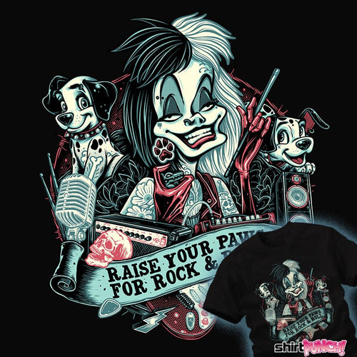 Daily_Deal_Shirts Raise Your Paws For Rock And Roll Raise Your Paws For Rock And Roll