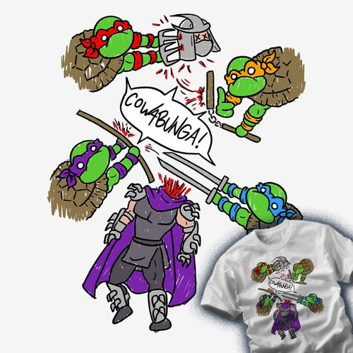 Daily_Deal_Shirts Cowabunga! Cowabunga!