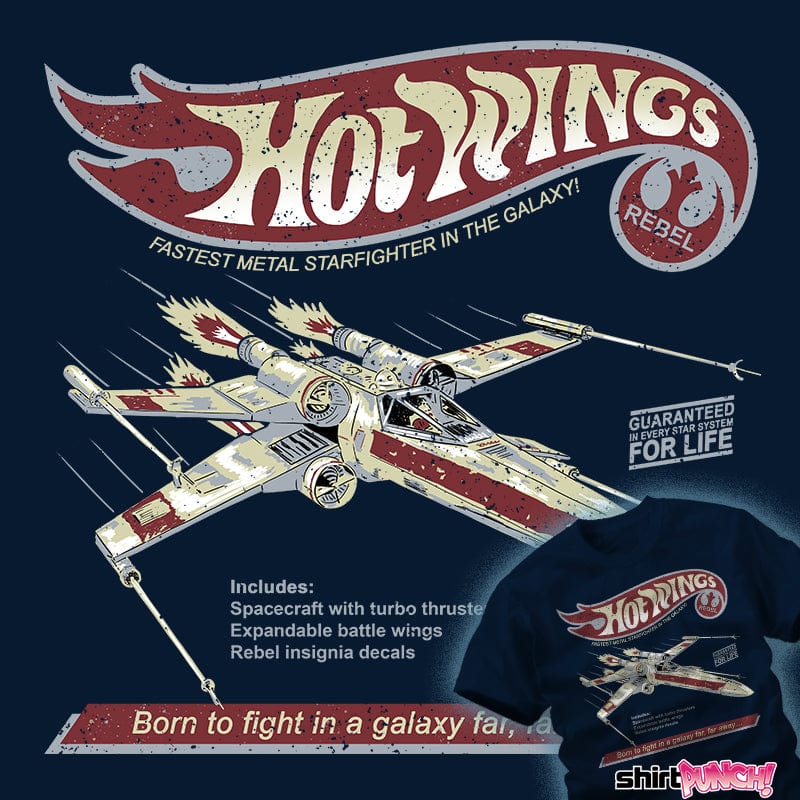 Daily_Deal_Shirts Hot Wings Rebel Hot Wings Rebel