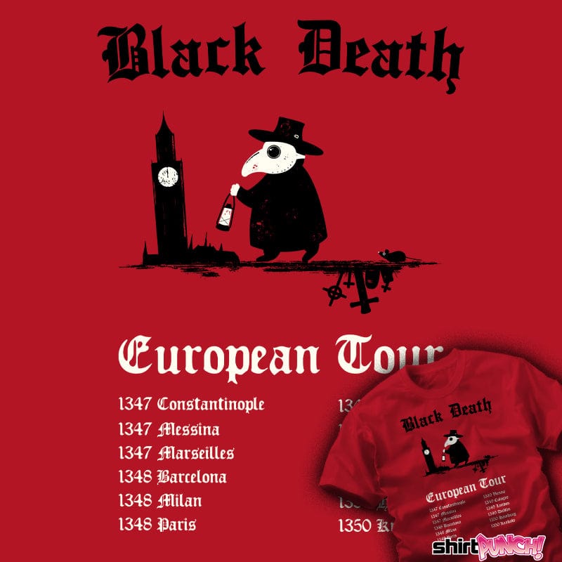 Daily_Deal_Shirts Black Death - European Tour Black Death - European Tour