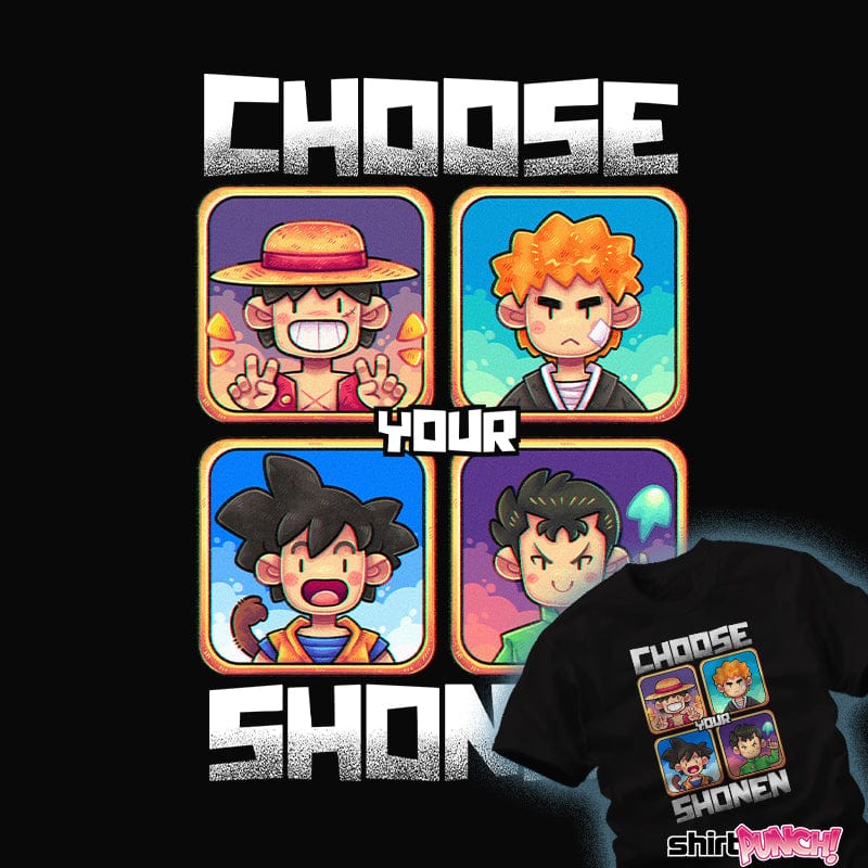 Secret_Shirts Choose Your Shonen