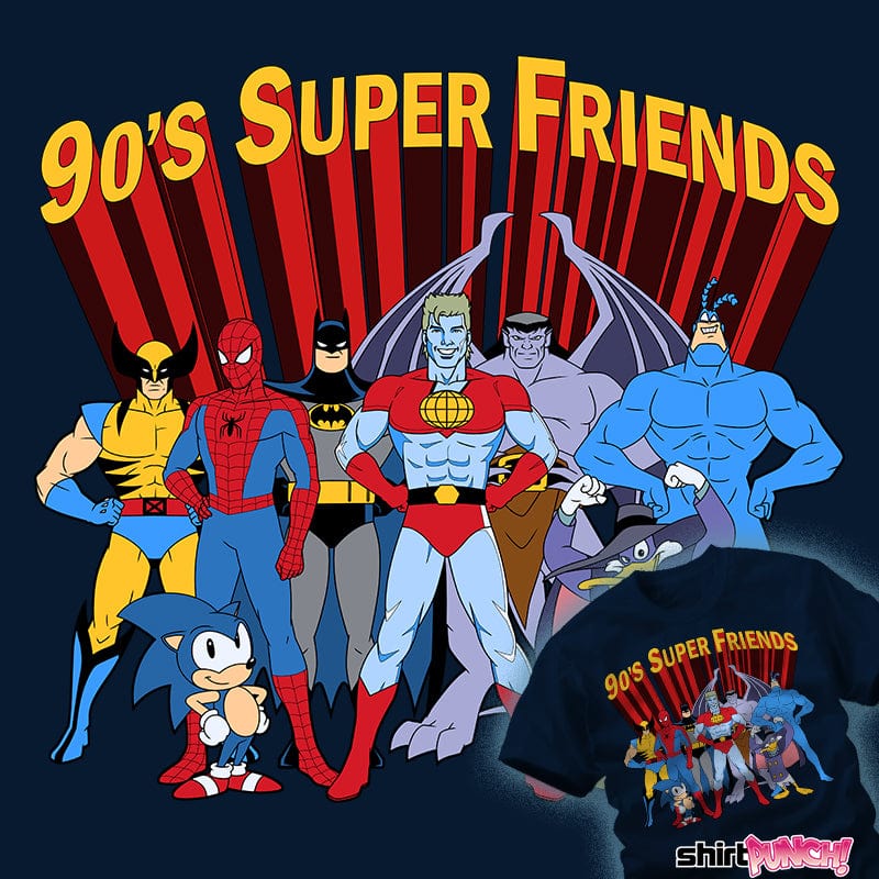 Secret_Shirts 90's Super Friends