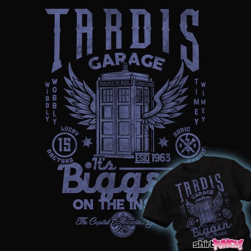 Secret_Shirts Tardis Garage