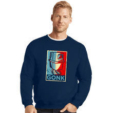 Load image into Gallery viewer, Secret_Shirts Crewneck Sweater, Unisex / Small / Navy GONK
