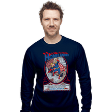 Load image into Gallery viewer, Secret_Shirts Long Sleeve Shirts, Unisex / Small / Navy Homelander Comic
