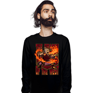 Secret_Shirts Long Sleeve Shirts, Unisex / Small / Black Tea Dragon Of The West