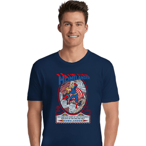 Secret_Shirts Premium Shirts, Unisex / Small / Navy Homelander Comic