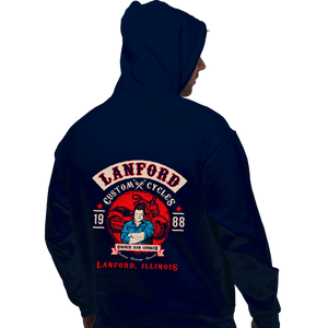 Secret_Shirts Pullover Hoodies, Unisex / Small / Navy Lanford Custom Cycles