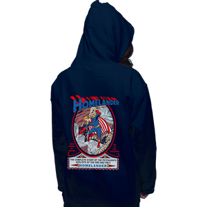 Secret_Shirts Pullover Hoodies, Unisex / Small / Navy Homelander Comic