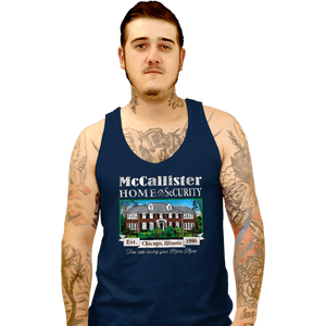 Secret_Shirts Tank Top, Unisex / Small / Navy McCallister Home Security