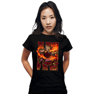 Secret_Shirts Fitted Shirts, Woman / Small / Black Tea Dragon Of The West