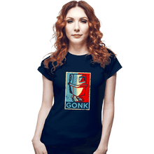 Load image into Gallery viewer, Secret_Shirts Fitted Shirts, Woman / Small / Navy GONK
