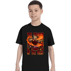 Secret_Shirts T-Shirts, Youth / XS / Black Tea Dragon Of The West