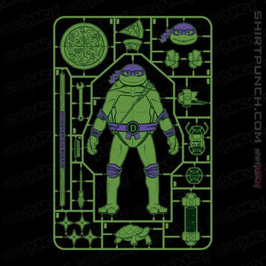 Daily_Deal_Shirts Magnets / 3"x3" / Black Donatello Model Sprue