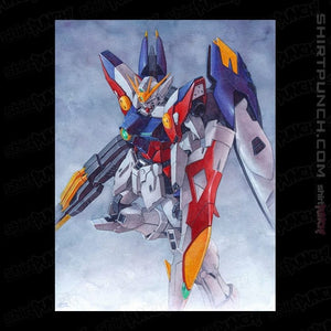 Secret_Shirts Magnets / 3"x3" / Black Wing Zero Painting