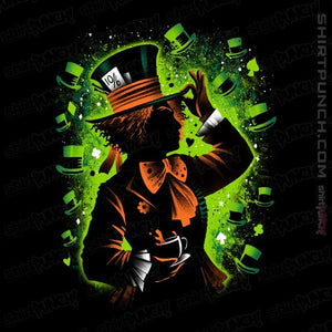 Daily_Deal_Shirts Magnets / 3"x3" / Black The Mad Hatter