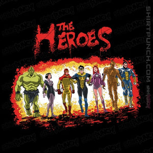 Secret_Shirts Magnets / 3"x3" / Black The Heroes!