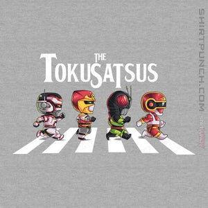 Daily_Deal_Shirts Magnets / 3"x3" / Sports Grey Tokusatsu Road