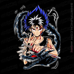 Secret_Shirts Magnets / 3"x3" / Black Shadow Dragon