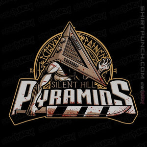 Daily_Deal_Shirts Magnets / 3"x3" / Black Silent Hill Pyramids