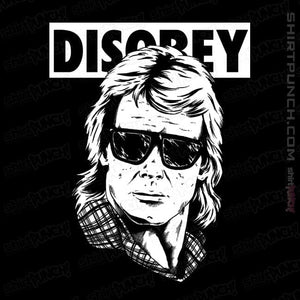 Secret_Shirts Magnets / 3"x3" / Black Live To Disobey