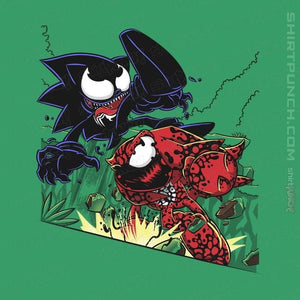 Secret_Shirts Magnets / 3"x3" / Irish Green Knuckles Vs Sonic