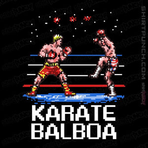 Secret_Shirts Magnets / 3"x3" / Black Karate Balboa