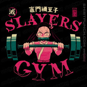 Secret_Shirts Magnets / 3"x3" / Black Nezuko Slayers Gym