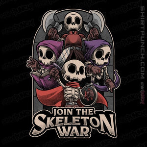 Secret_Shirts Magnets / 3"x3" / Black Skeleton War