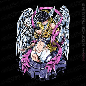 Secret_Shirts Magnets / 3"x3" / Black Battle Angewomon