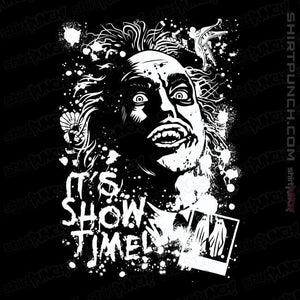 Daily_Deal_Shirts Magnets / 3"x3" / Black Beetlejuice Splatter