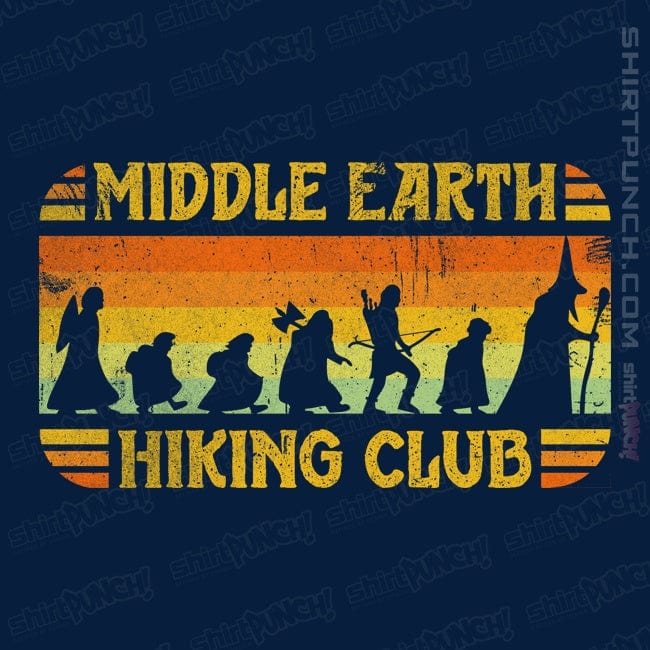 Middle Earth Hiking Club T-Shirt - Army Green / 2XL