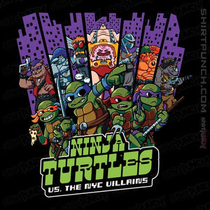 Secret_Shirts Magnets / 3"x3" / Black TMNT Vs NYC Villains