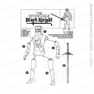 Shirts Magnets / 3"x3" / White The Invincible Black Knight