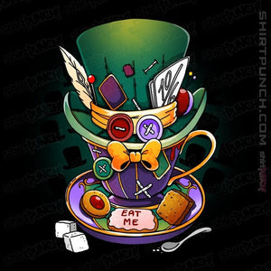 Daily_Deal_Shirts Magnets / 3"x3" / Black Mad Hatter Mug