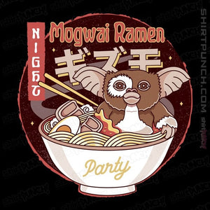 Shirts Magnets / 3"x3" / Black Mogwai Night Ramen