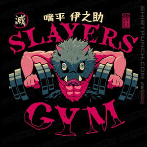 Daily_Deal_Shirts Magnets / 3"x3" / Black Inosuke Slayers Gym