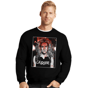 Secret_Shirts Crewneck Sweater, Unisex / Small / Black Carrie!