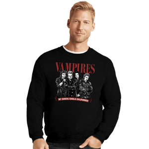 Secret_Shirts Crewneck Sweater, Unisex / Small / Black Vampires