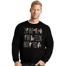 Load image into Gallery viewer, Shirts Crewneck Sweater, Unisex / Small / Black Bad Feeling
