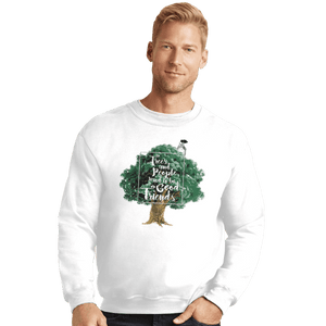 Shirts Crewneck Sweater, Unisex / Small / White Tree