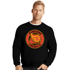 Secret_Shirts Crewneck Sweater, Unisex / Small / Black Dungeons & Fireballs