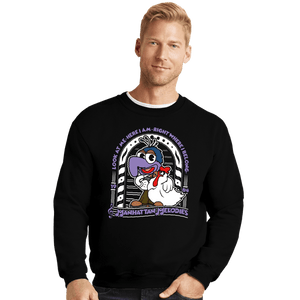 Shirts Crewneck Sweater, Unisex / Small / Black Gonzo Melodies