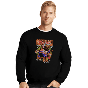 Secret_Shirts Crewneck Sweater, Unisex / Small / Black Greymon!