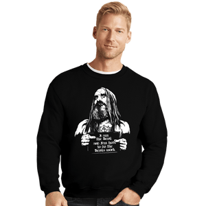 Shirts Crewneck Sweater, Unisex / Small / Black Otis Devil