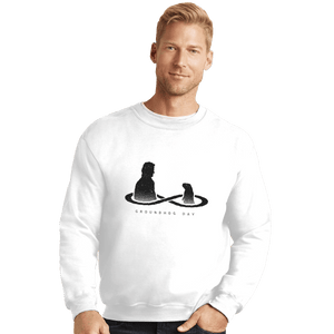 Shirts Crewneck Sweater, Unisex / Small / White Infinity