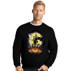 Secret_Shirts Crewneck Sweater, Unisex / Small / Black The King Of Pumpkins